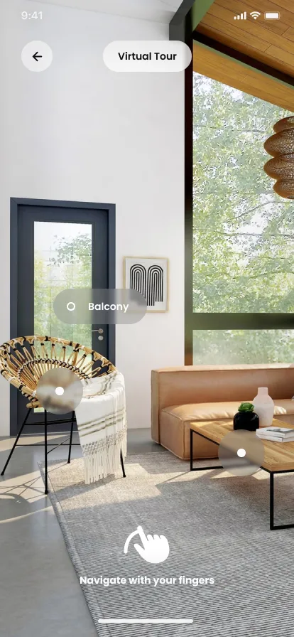 AR integration to renting app