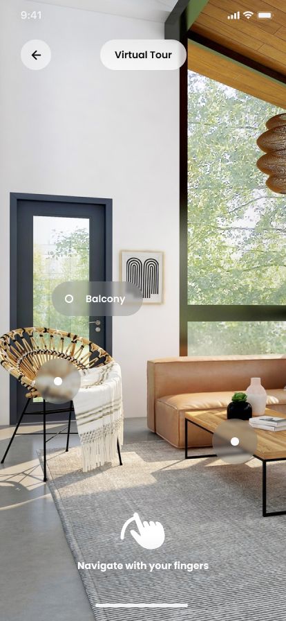 AR integration to renting app