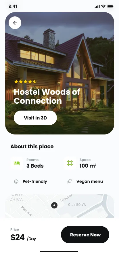 Renting app concept