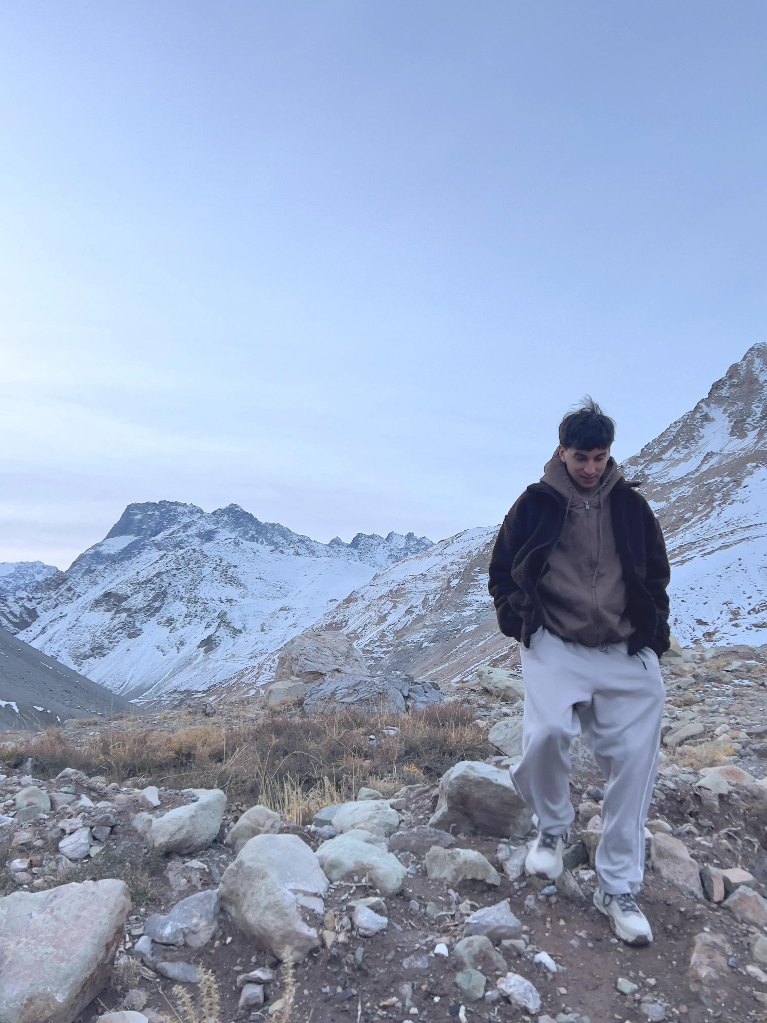 Lisandro in the Andes